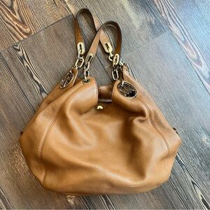 Michael Kors Caramel Leather Hobo Bag